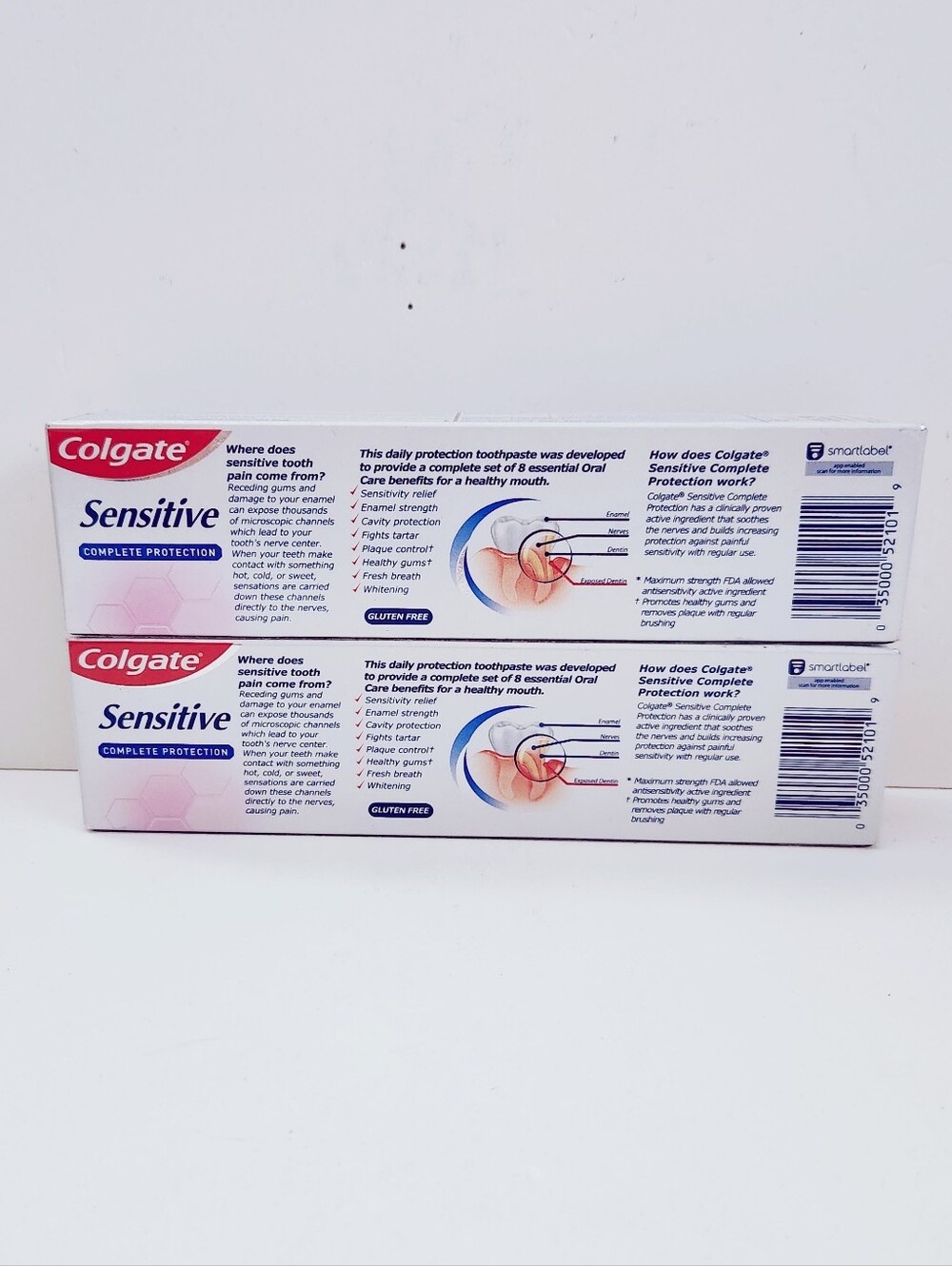 🔮3/$15 Colgate Sensitive Complete Protection Toothpaste Mint Clean - Picture 3 of 7